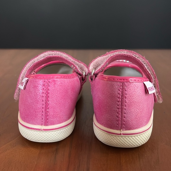 Primigi pink studded Mary Jane, pink leather, size 5.5 - Picture 3 of 10